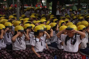 Hơn 1.000 học sinh tham gia ngày hội Vui cùng giao thông