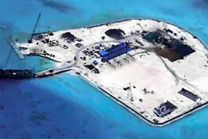 Trung Quốc biến bãi ngầm ở Trường Sa lớn hơn 200 lần