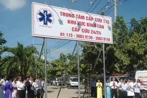 Ra mắt Trung tâm cấp cứu 115 khu vực Bình Tân