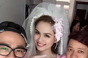 Lễ rước dâu của Hoa hậu Diễm Hương diễn ra bí mật