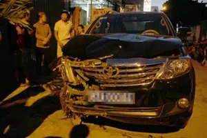 Đình chỉ công tác Viện trưởng Viện kiểm sát gây tai nạn liên hoàn