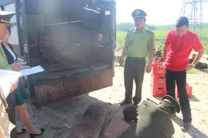 Ngụy trang gỗ quý dưới thùng vỏ bia