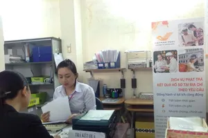 TP.HCM: 92 cơ quan hành chính trả hồ sơ qua bưu điện
