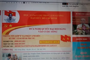 Phải xử lý tin từ đường dây nóng của bí thư tỉnh ủy trong 5 ngày