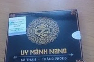 Tạm dừng lưu thông lô thực phẩm chức năng tráng dương không an toàn