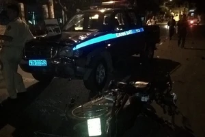 Xe cảnh sát 113 gây tai nạn chết người