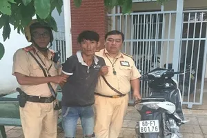 Theo dấu định vị suốt 100 km, tổ CSGT tóm gọn tên trộm xe