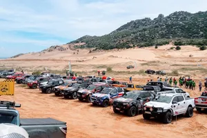 Sôi động giải đua xe địa hình Ninh Thuận