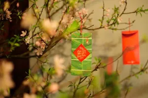 Cho phòng khách tuyệt đẹp đón Tết như ý 