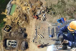 Tất bật trên đại công trường Vành đai 3 ở Bình Dương