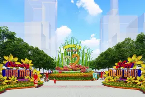 Đường hoa Nguyễn Huệ Tết Ất Tỵ 2025: Lộ diện thiết kế linh vật rắn 