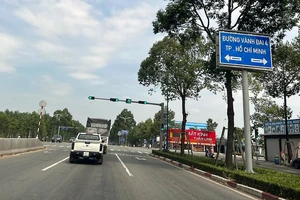 Một đoạn đường vành đai 4 TP.HCM đoạn qua tỉnh Bình Dương đã đưa vào khai thác.