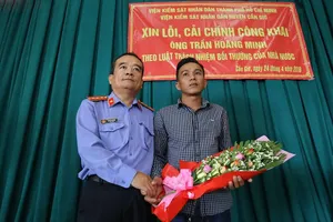 Chờ 6 năm mới được Viện kiểm sát Cần Giờ xin lỗi 