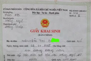 Công an lên tiếng vụ khai sinh tuổi 14, giám định thành 17 
