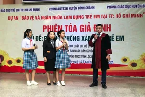 'Xử án' để giúp học sinh biết cách phòng tránh xâm hại 