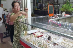 1 tiệm vàng ở Long An bị cướp