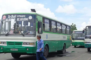 Tiền Giang, Long An tạm dừng vận tải hành khách công cộng