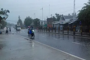 Nhiều nơi ở miền Tây đón cơn mưa giải hạn