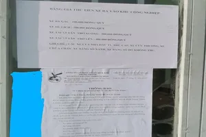 Yêu cầu dừng ngay việc thu phí xe ở KCN Cầu Tràm