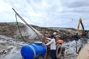 Ô nhiễm môi trường tại bãi rác An Hiệp, Bến Tre cơ bản được khắc phục