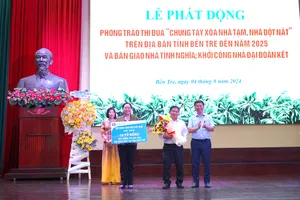 Bến Tre phát động phong trào thi đua ‘chung tay xóa nhà tạm, nhà dột nát’ 