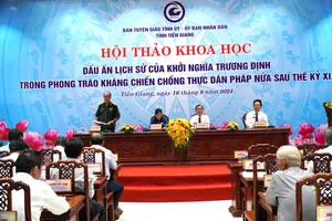 Hội thảo khoa học "Dấu ấn lịch sử Khởi nghĩa Trương Định”
