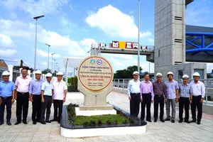Vận hành cống ngăn mặn lớn thứ 2 khu vực ĐBSCL
