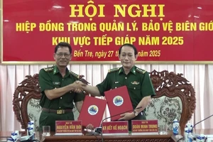 Bộ đội Biên phòng Bến Tre và Trà Vinh hiệp đồng bảo vệ biên giới khu vực tiếp giáp