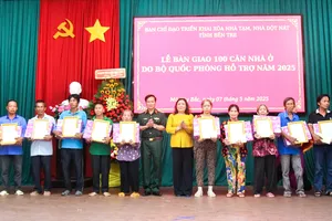 Bến Tre thực hiện cao điểm 45 ngày đêm hoàn thành xóa nhà tạm, nhà dột nát 