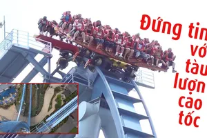 Đứng tim với kiểu tàu lượn cao tốc như thế này