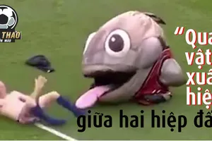'Quái vật' thường xuyên xuất hiện giữa hai hiệp đấu