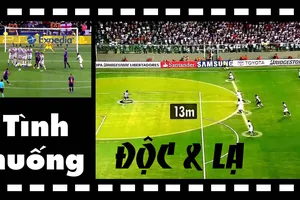 Video những tình huống độc và lạ trên sân bóng