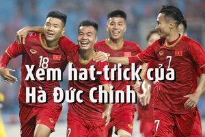 Xem hat trick đầu tiên SEA Games 30 của Hà Đức Chinh