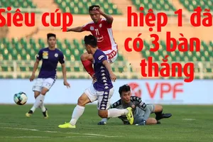 Video: 3 bàn thắng trong trận Siêu cúp TP.HCM - Hà Nội