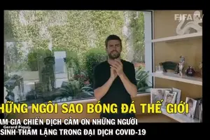 Các ngôi sao bóng đá đồng loạt vỗ tay cảm ơn các y, bác sĩ...