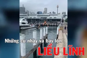 Clip hiểm họa rình rập những trò bay nhảy liều lĩnh