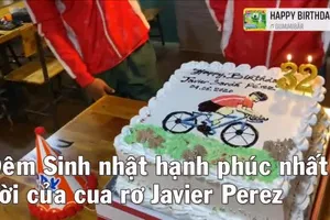 Sinh nhật dễ thương và thật ấn tượng của Javier Perez