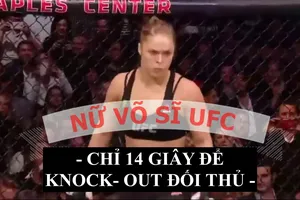 Nữ võ sĩ hạ knock out đối thủ trong 14 giây