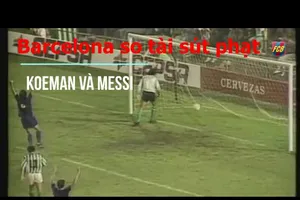 Barca so tài sút phạt giữa HLV Koeman và Messi 