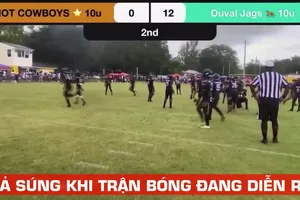 Kinh hoàng xả súng khi hai đội đang thi đấu