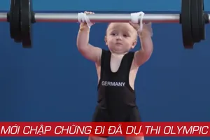 Mới chập chững biết đi đã thi đấu Olympic 