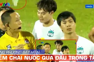 Công Phượng với hành động lạ khiêu khích trọng tài