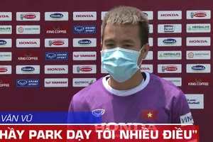 Tô Văn Vũ 'bật mí' lên tuyển được thầy Park chỉ chiêu 