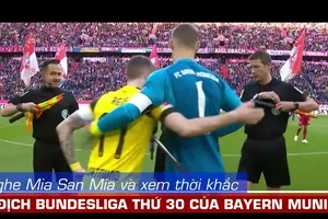 Ấn tượng Bayern Munich đăng quang trong ca khúc Mia San Mia
