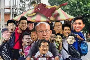 Chết cười với ảnh chế ông Park thồ đám học trò trên xe máy