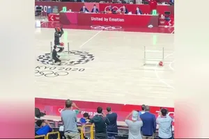 Độc đáo đưa robot vào ném rổ tại Olympic Tokyo 
