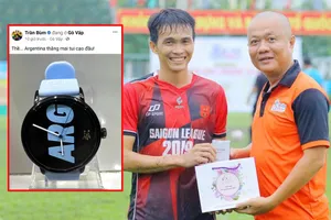 Nghệ sĩ Trần Bùm cạo đầu