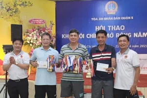 TAND quận 5 tổ chức hội thao khối nội chính mở rộng năm 2023