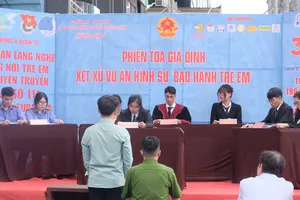 Phiên tòa giả định phòng chống bạo hành trẻ em