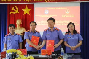 Trường Đào tạo bồi dưỡng nghiệp vụ kiểm sát tại TP.HCM và VKSND TP.HCM ký kết quy định về quan hệ phối hợp